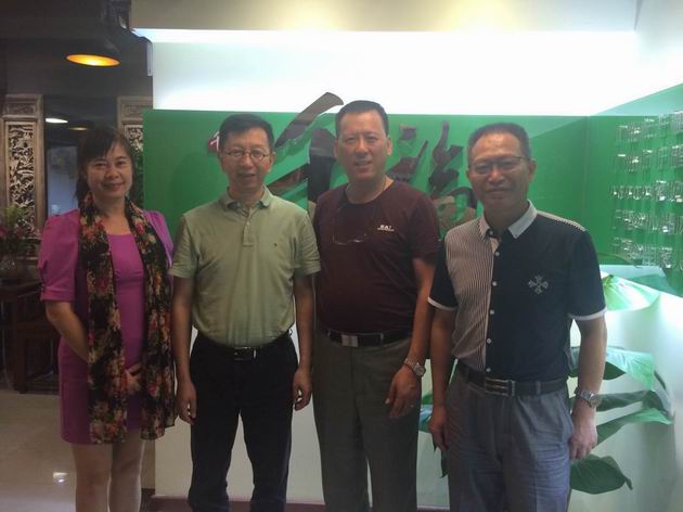 9月17日会长陈文广、秘书长朱毅拜访广东省家政服务业协会